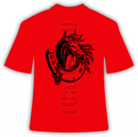 Клубная футболка "ГАЛЛОПЕР.РУ 6 ЛЕТ" (рисунок на спине)