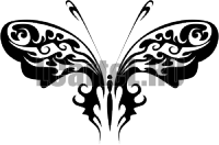 Виниловая наклейка - Бабочка #192